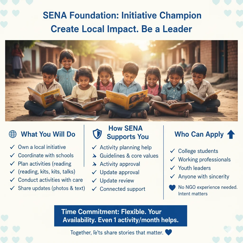 Initiative Champion – Local Lead Volunteer (SENA Foundation)